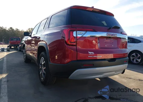2021 GMC Acadia Fwd Sle z USA, uszkodzony, nr VIN 1GKKNKLA6MZ165356